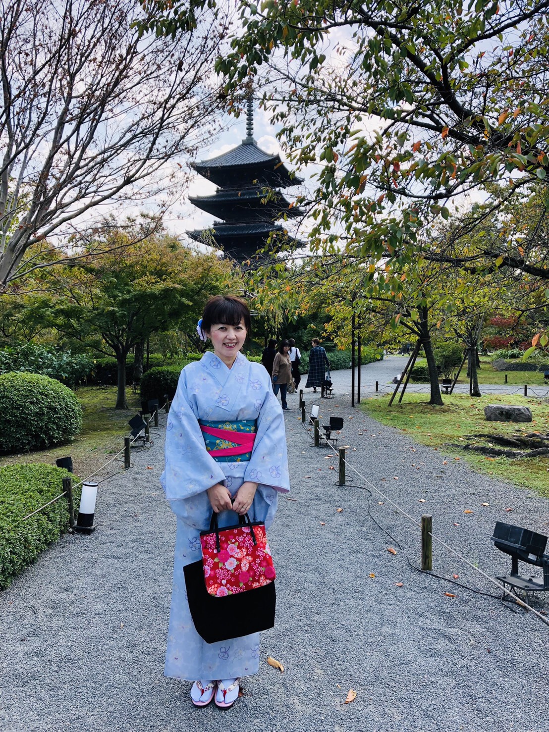 秋の京都を着物で満喫（╹◡╹）