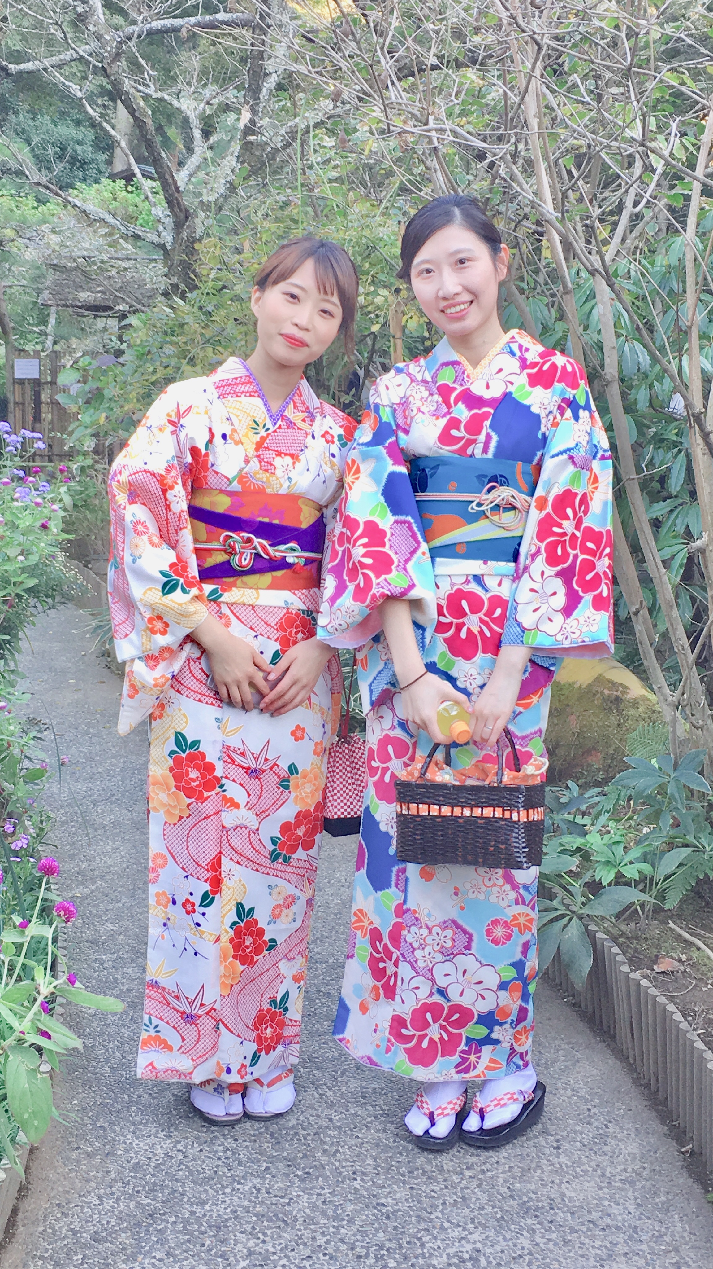 着物でカフェ