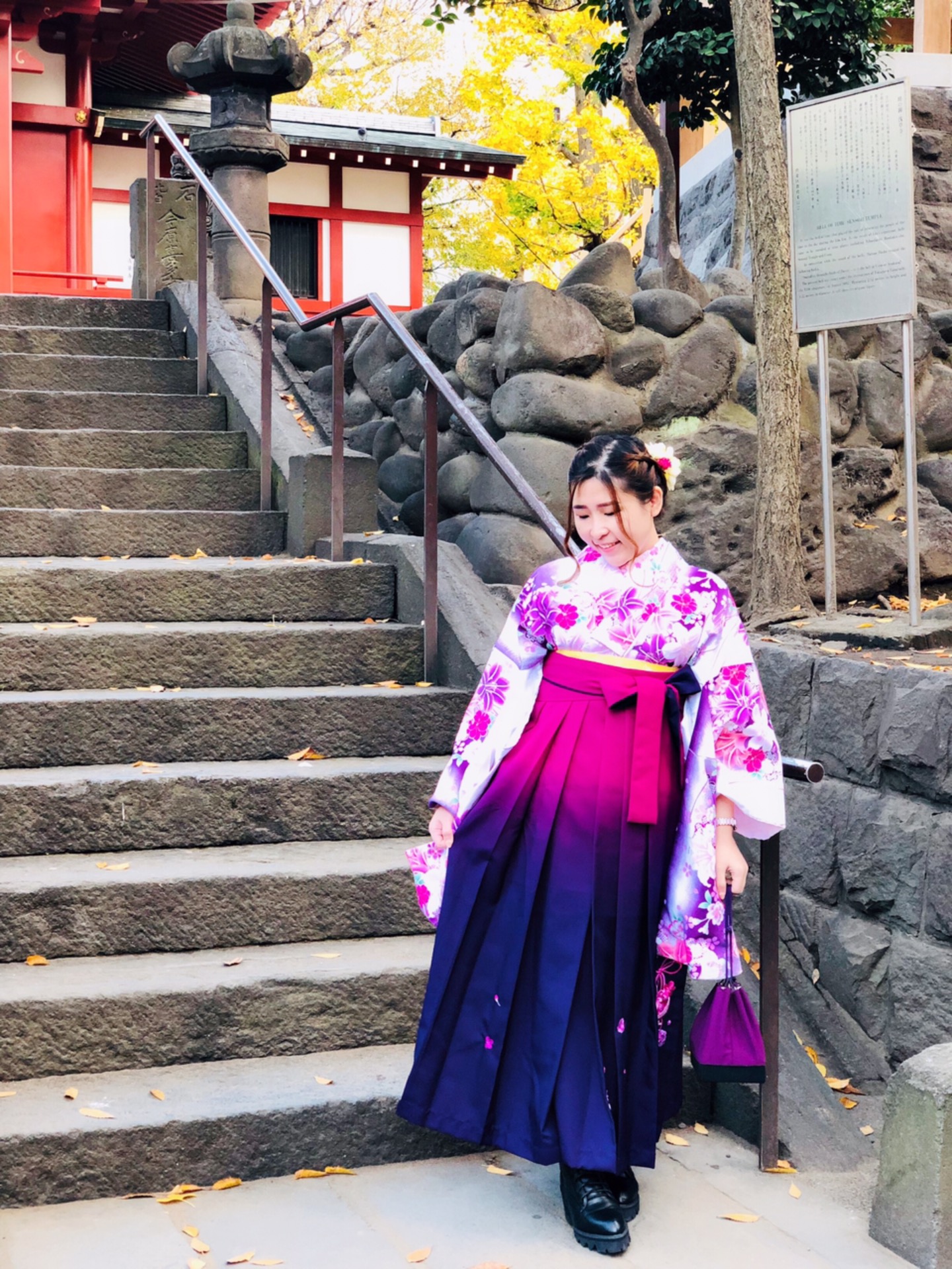 銀杏とお着物