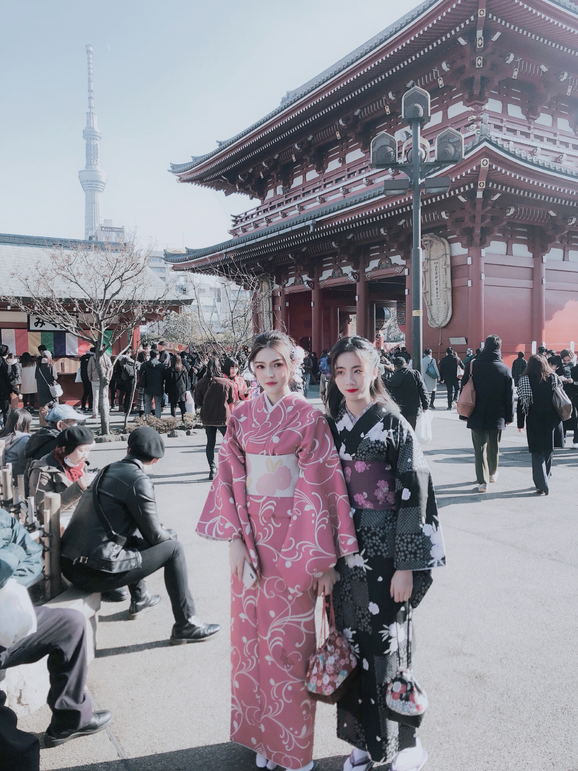 浅草寺と東京スカイツリー