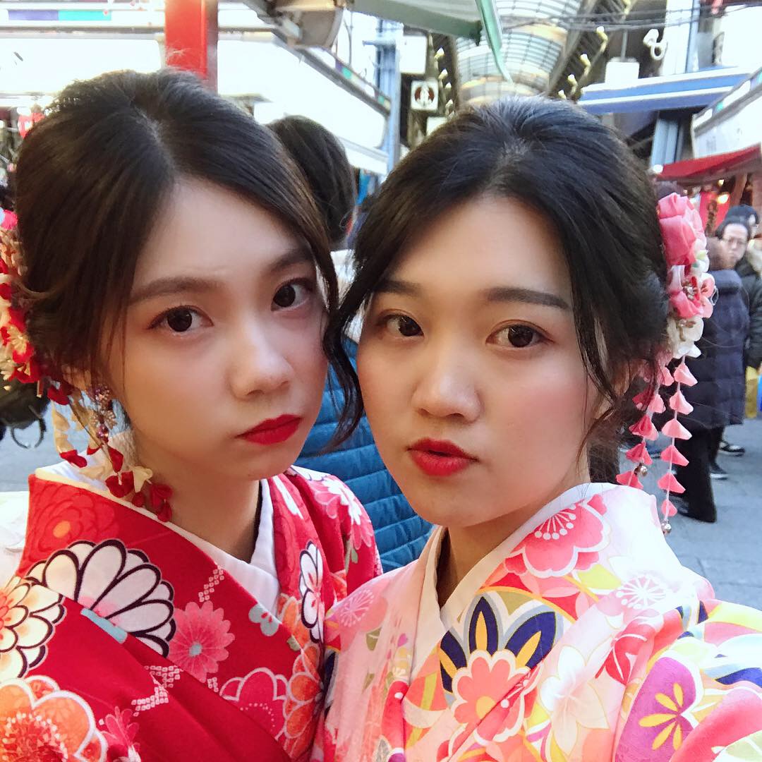 赤色桃色どちら選びますか？