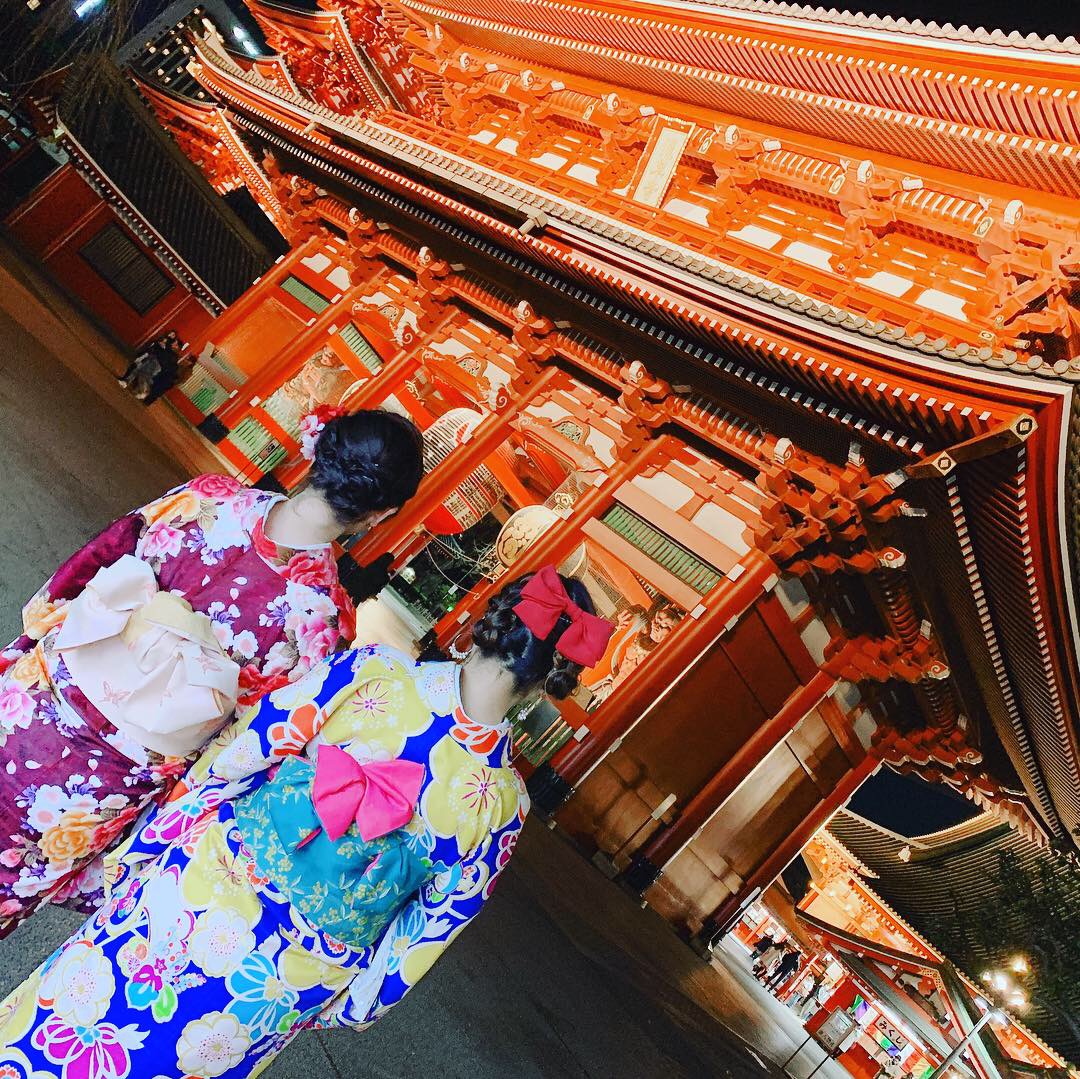 浅草寺ライトアップ☆