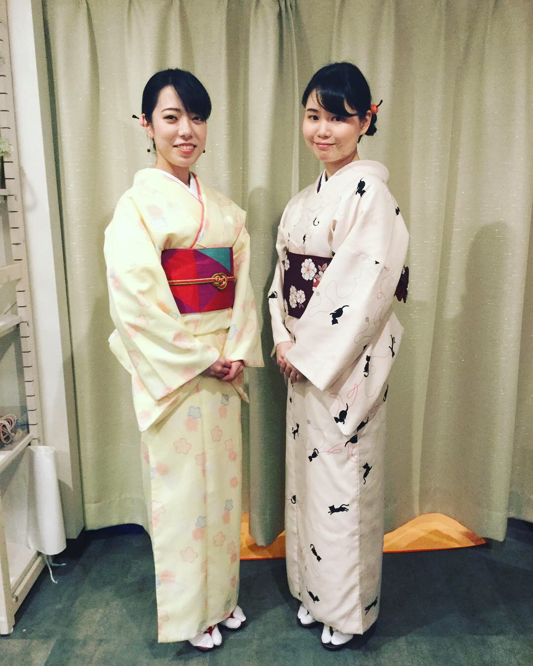 寒い季節も着物でお出かけ
