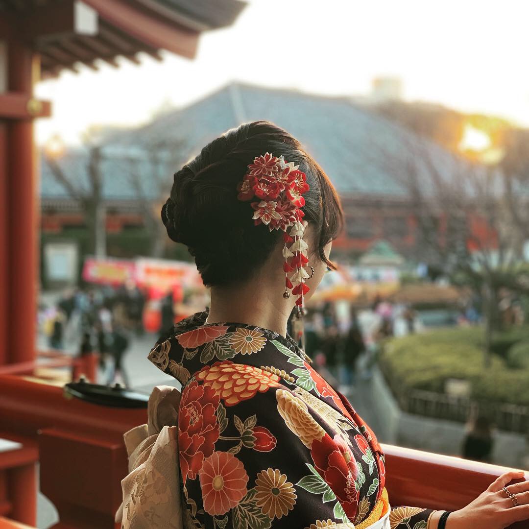夕暮れ時に！