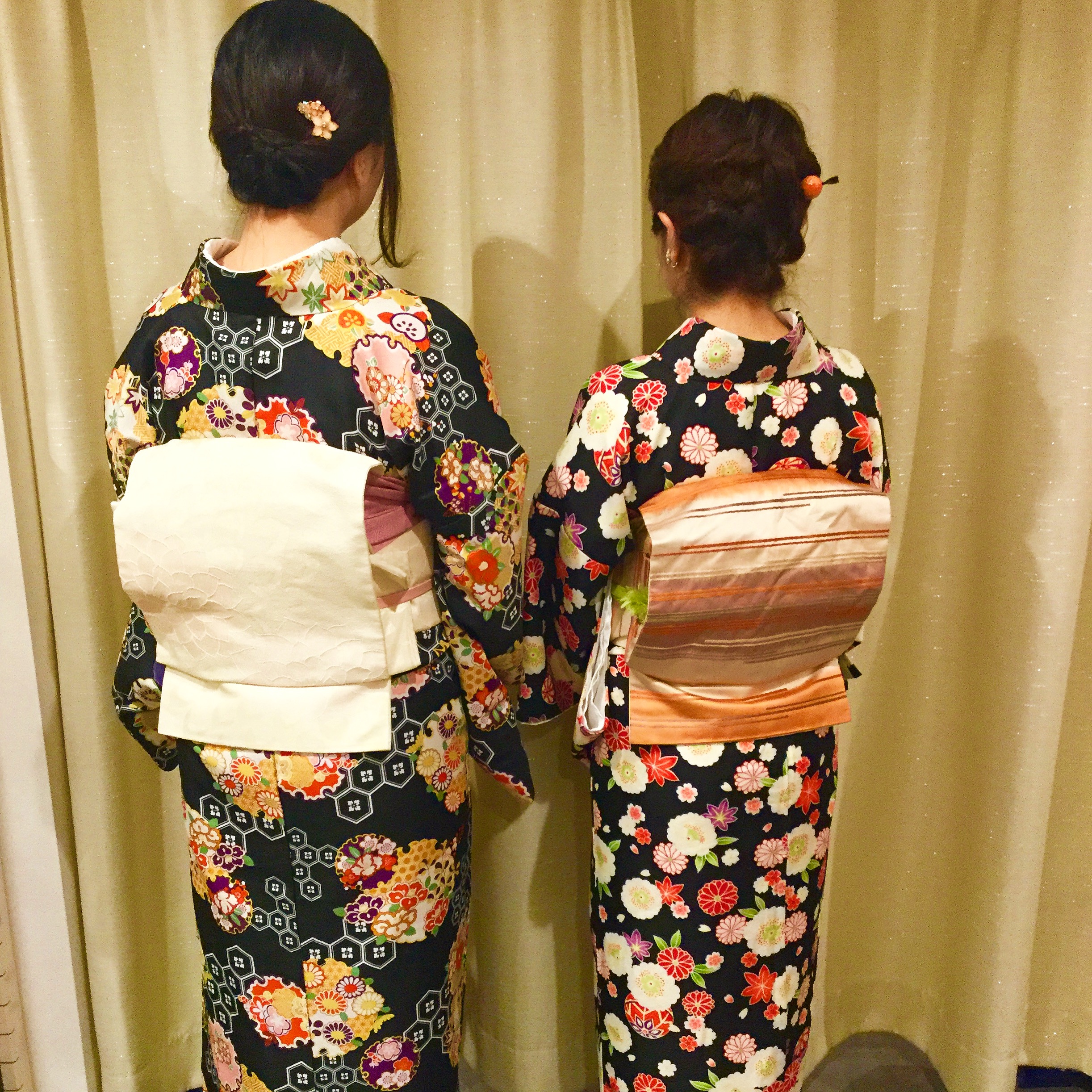 名古屋帯で大人っぽく