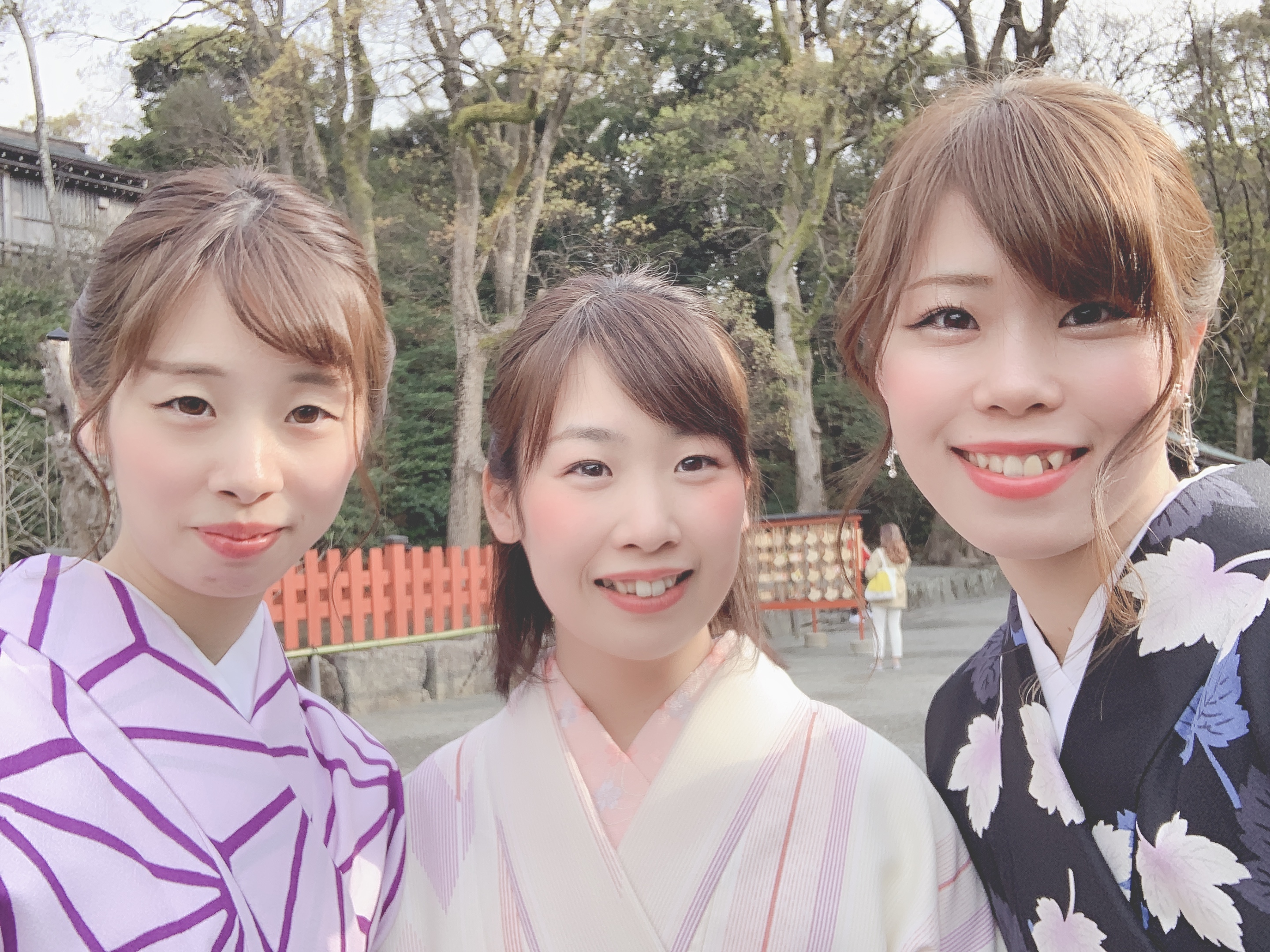 桜と着物