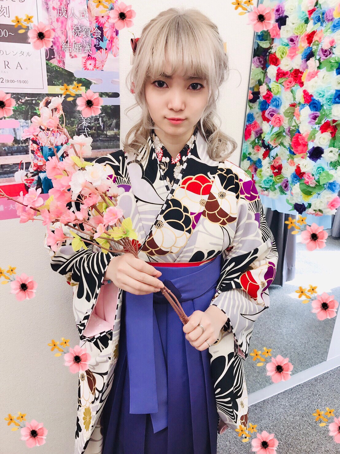 お花見真最中！！｜着物レンタルVASARA渋谷店