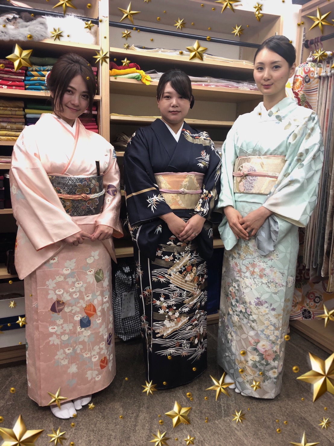 訪問着スリースター★☆★｜着物レンタルVASARA渋谷店