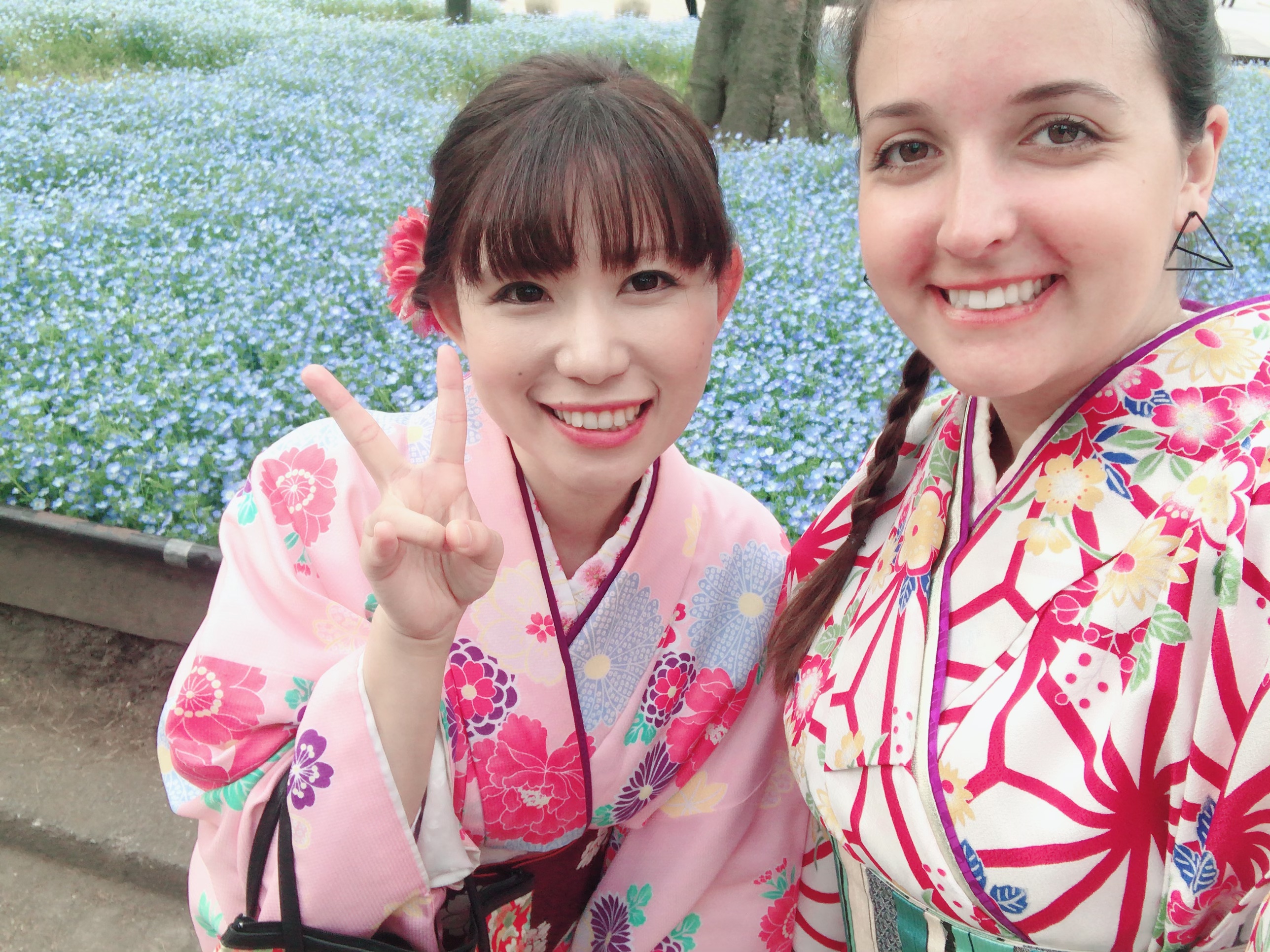 お着物で♡