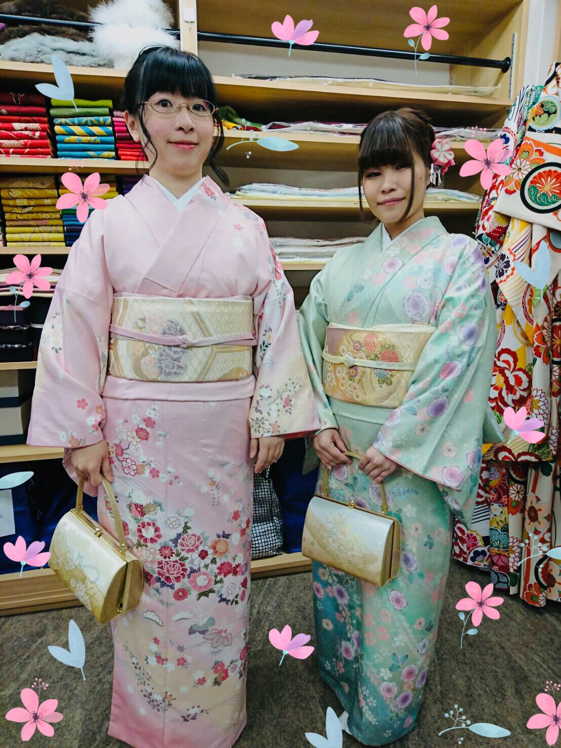 着物女子会♡♡｜着物レンタルVASARA渋谷店