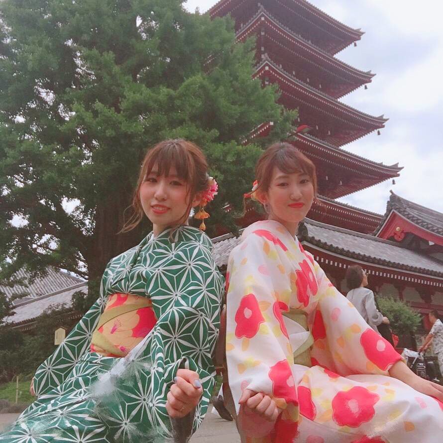 雨の日深緑と一緒に！