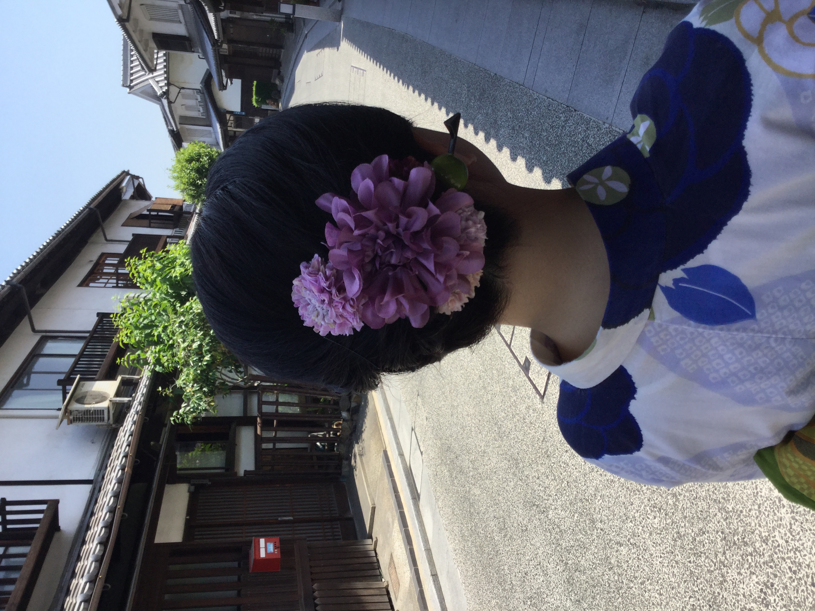 暑い一日ですね