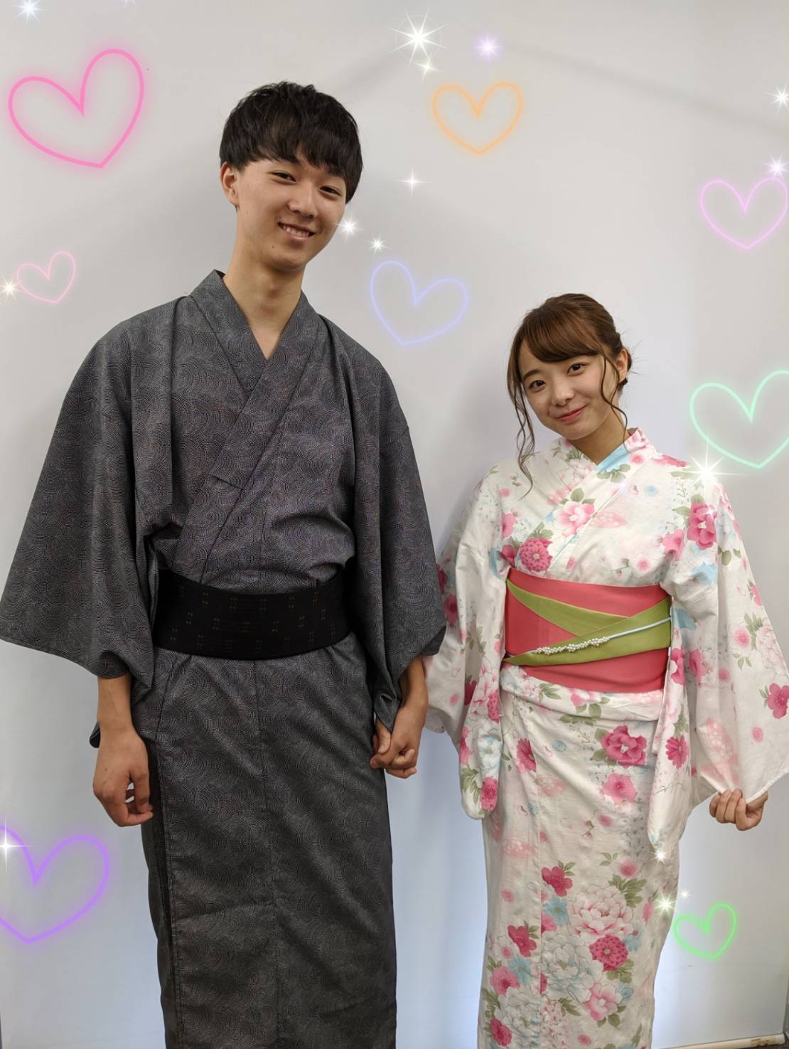 ♡爽やかカップル♡｜着物レンタルVASARA渋谷店