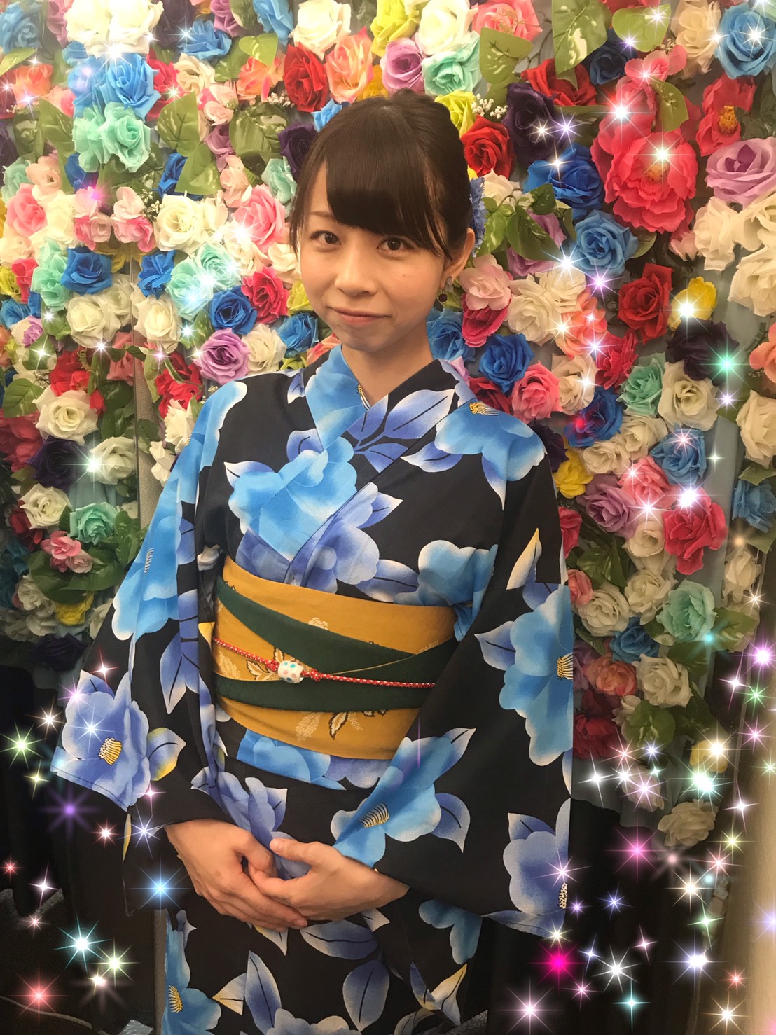 明日は足立の花火(*´ω｀*)♡｜着物レンタルVASARA渋谷