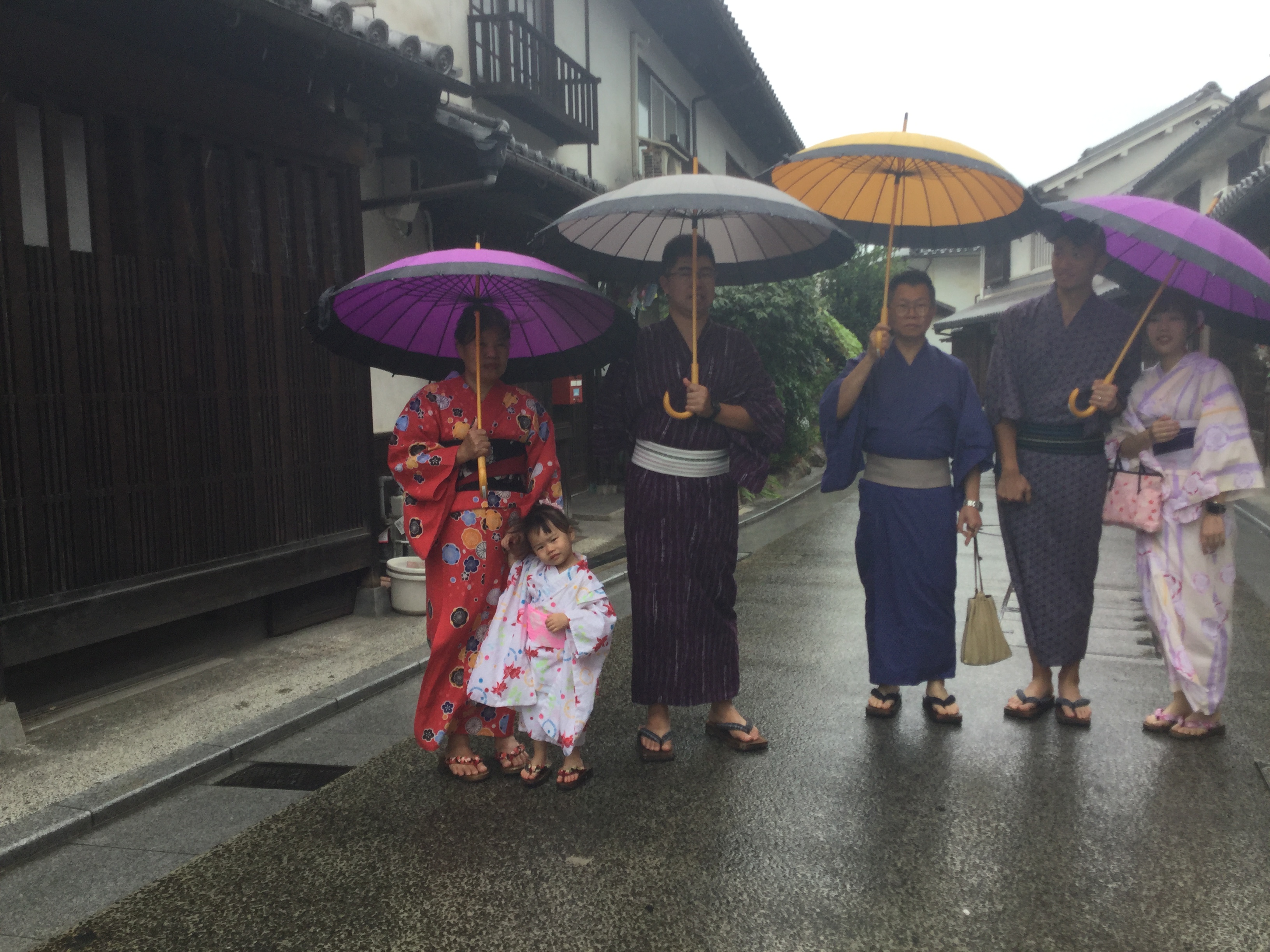 晴れの国、今日は雨です。