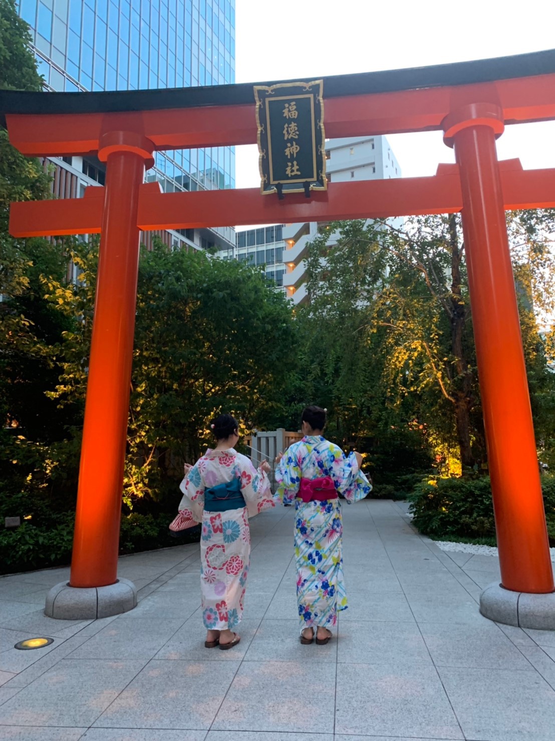 コレド室町 福徳神社 浴衣で華やかに〜