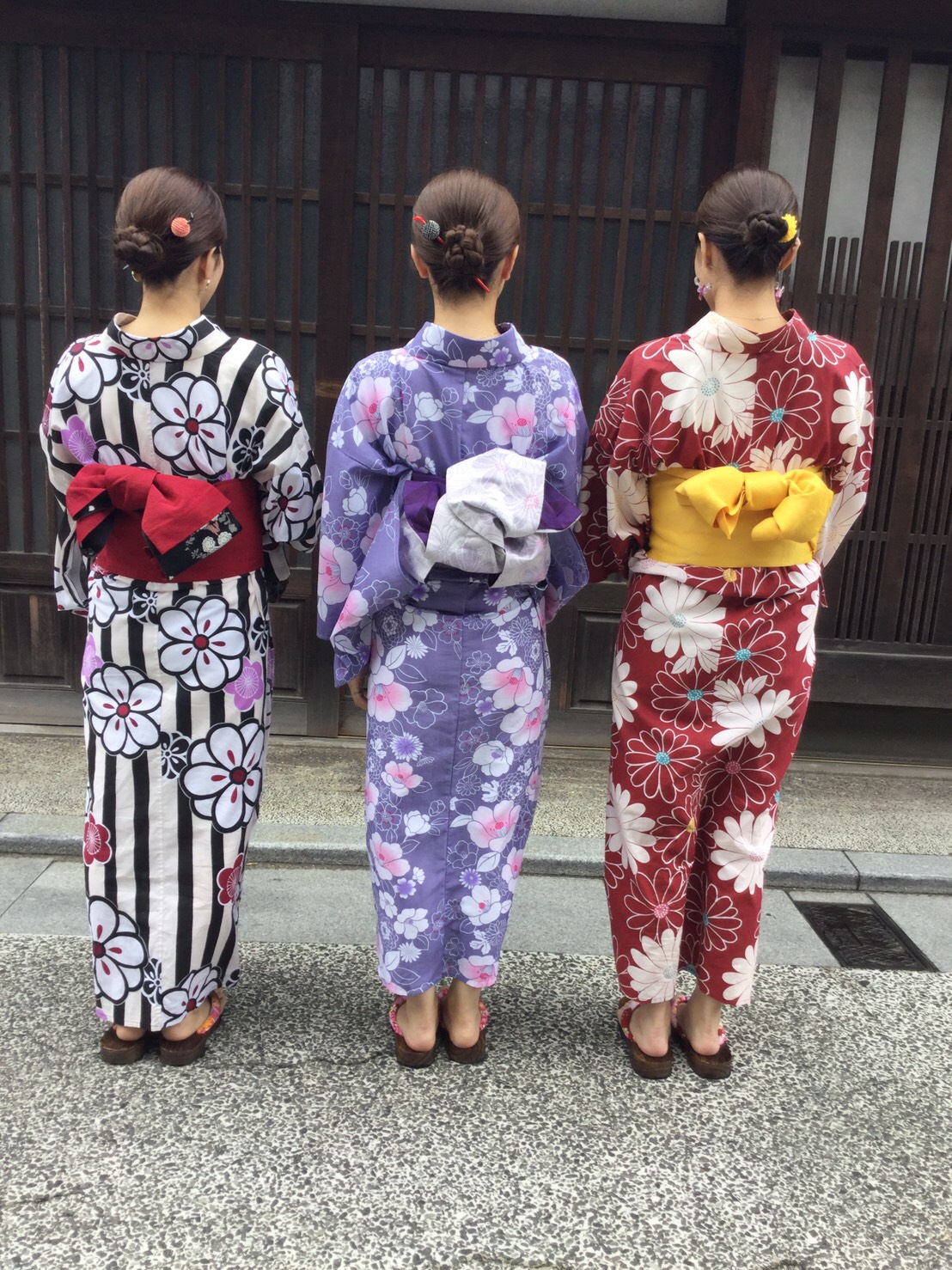 雨でも楽しく着物を♡