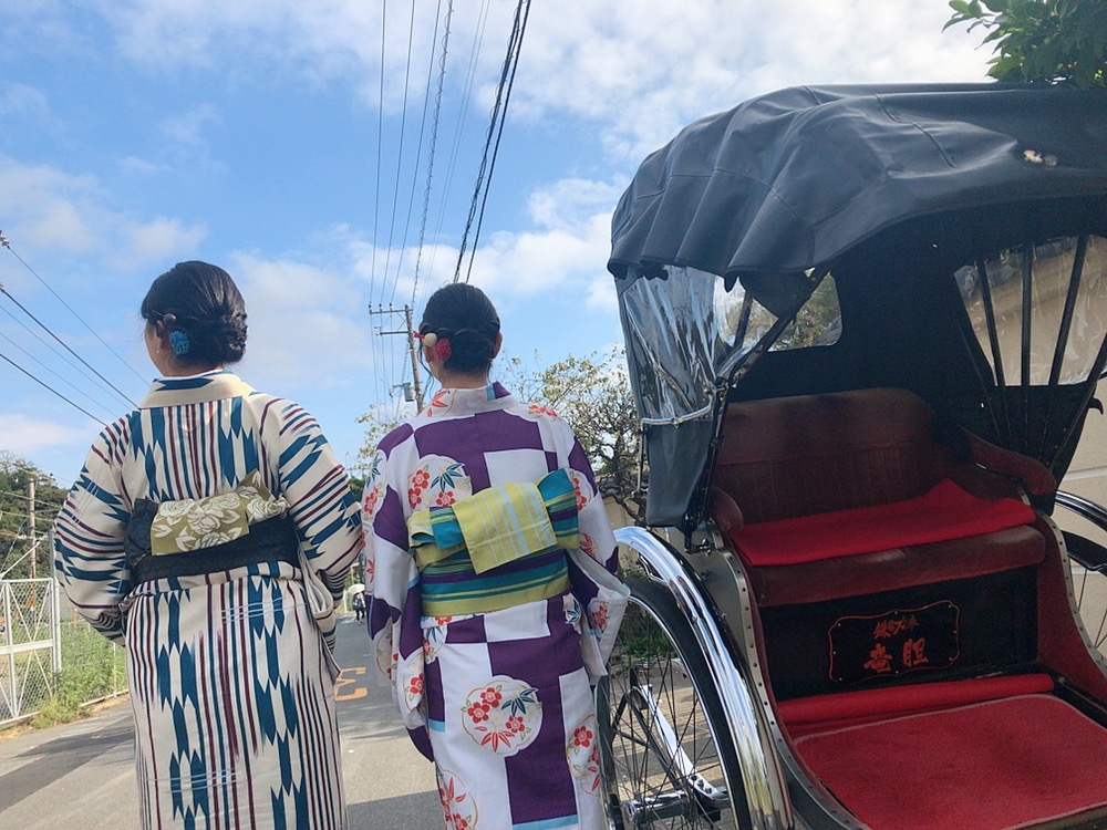 人力車観光♪