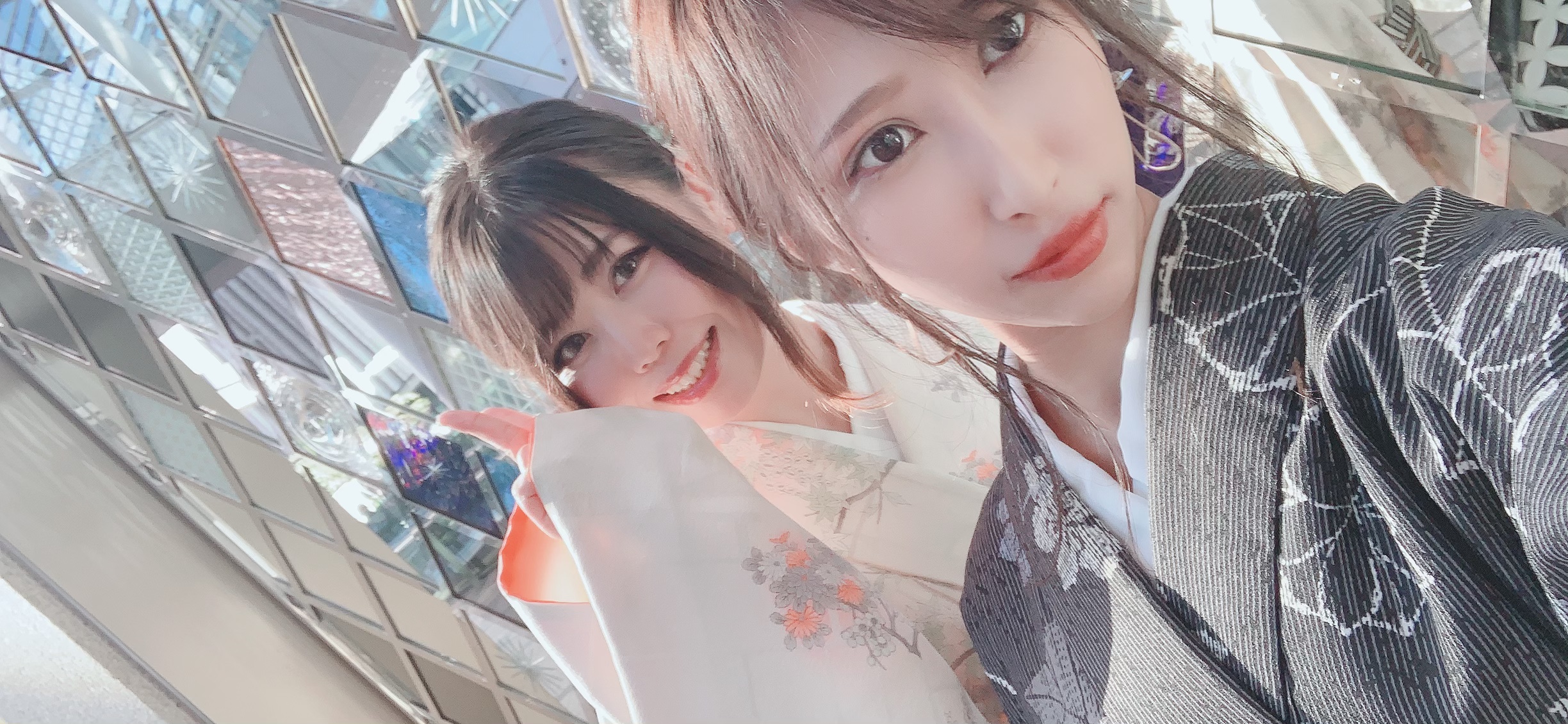 女子2人でお着物(^^)