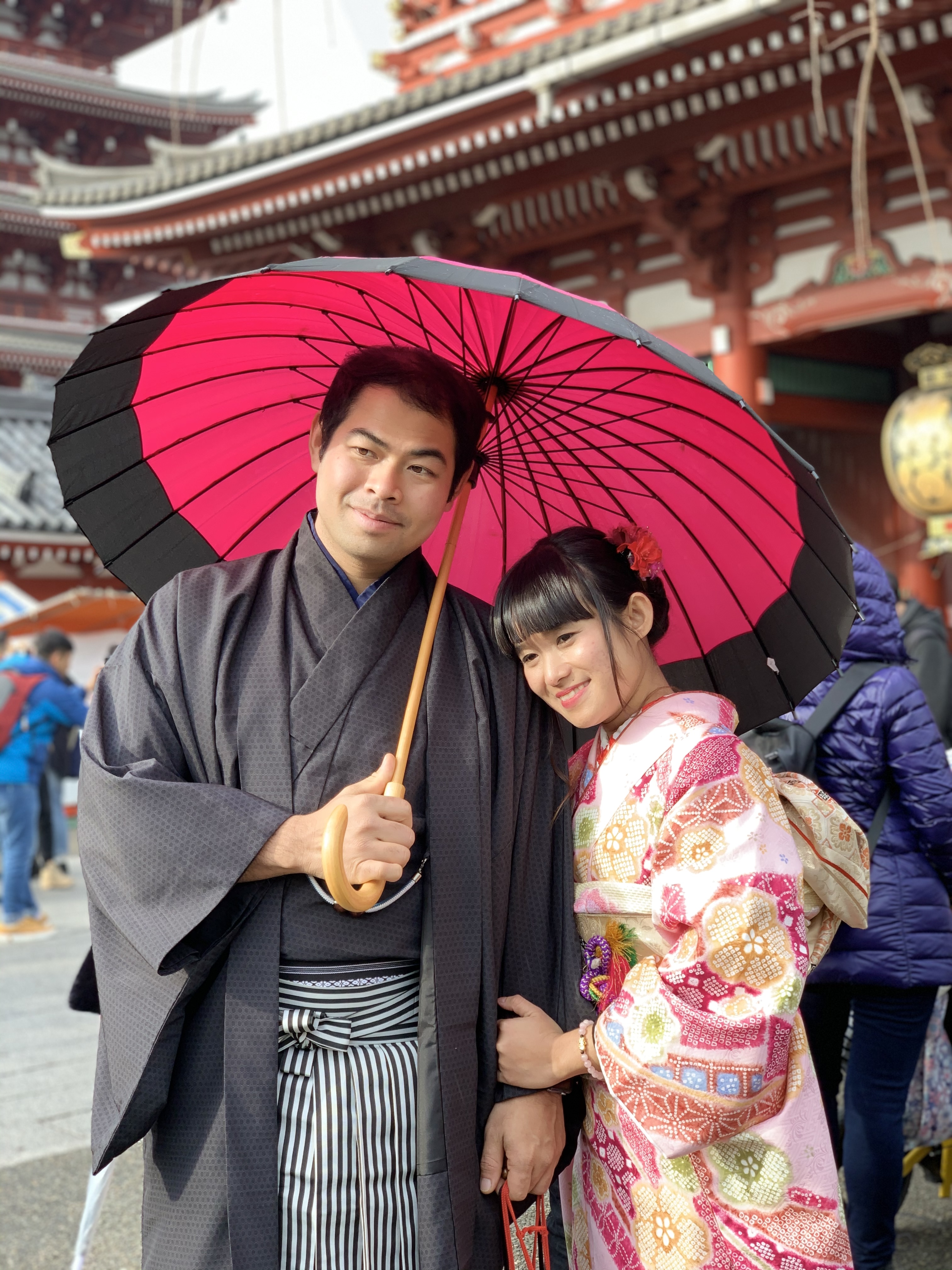 雨の日も素敵なお姿で♡