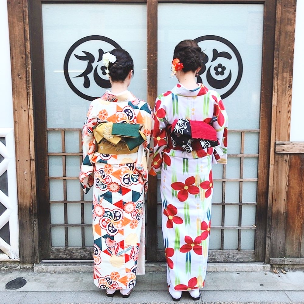着物で可愛く浅草散策♫.*+