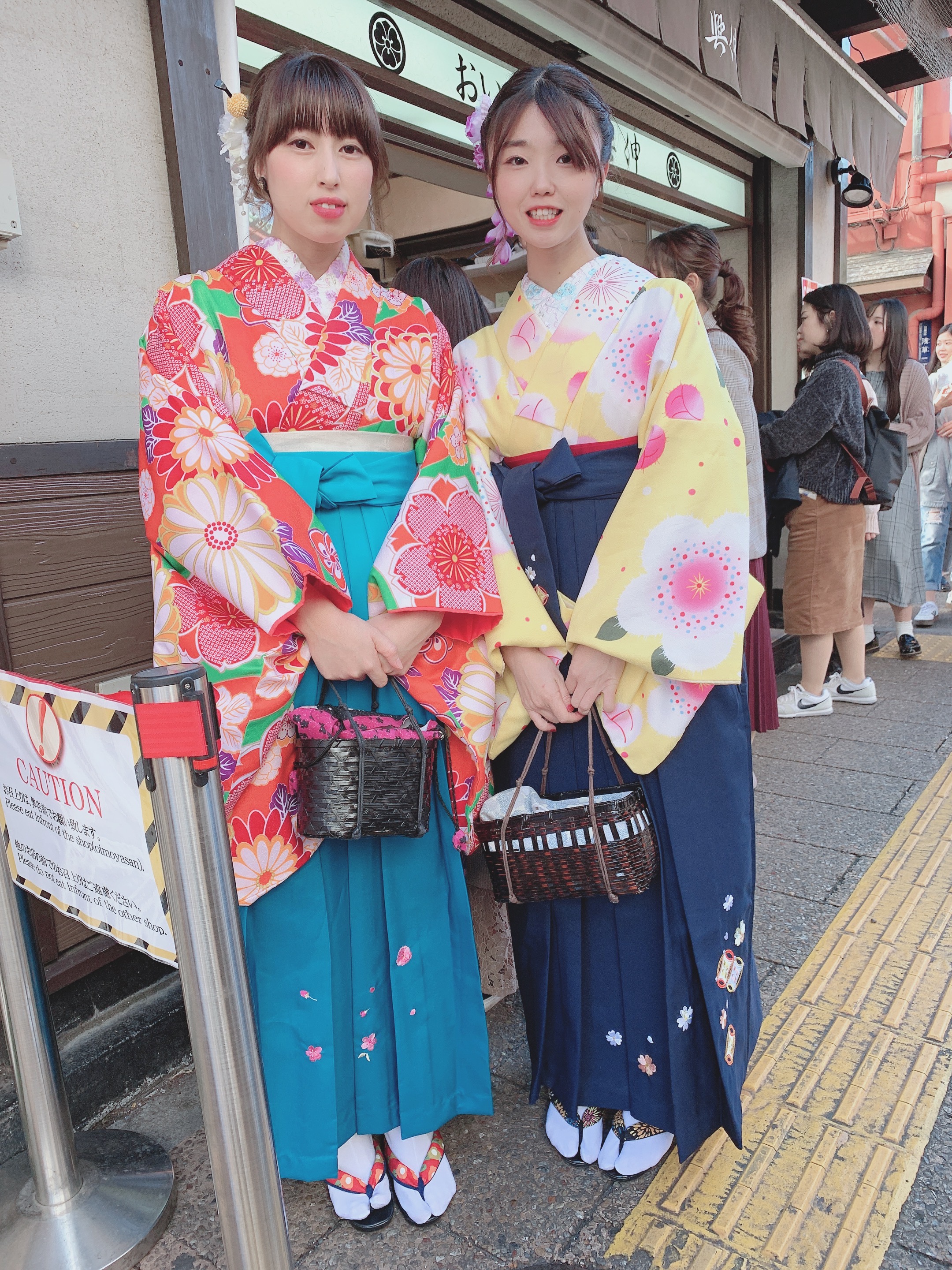 袴でお友達との綺麗な写真(๑>◡<๑)