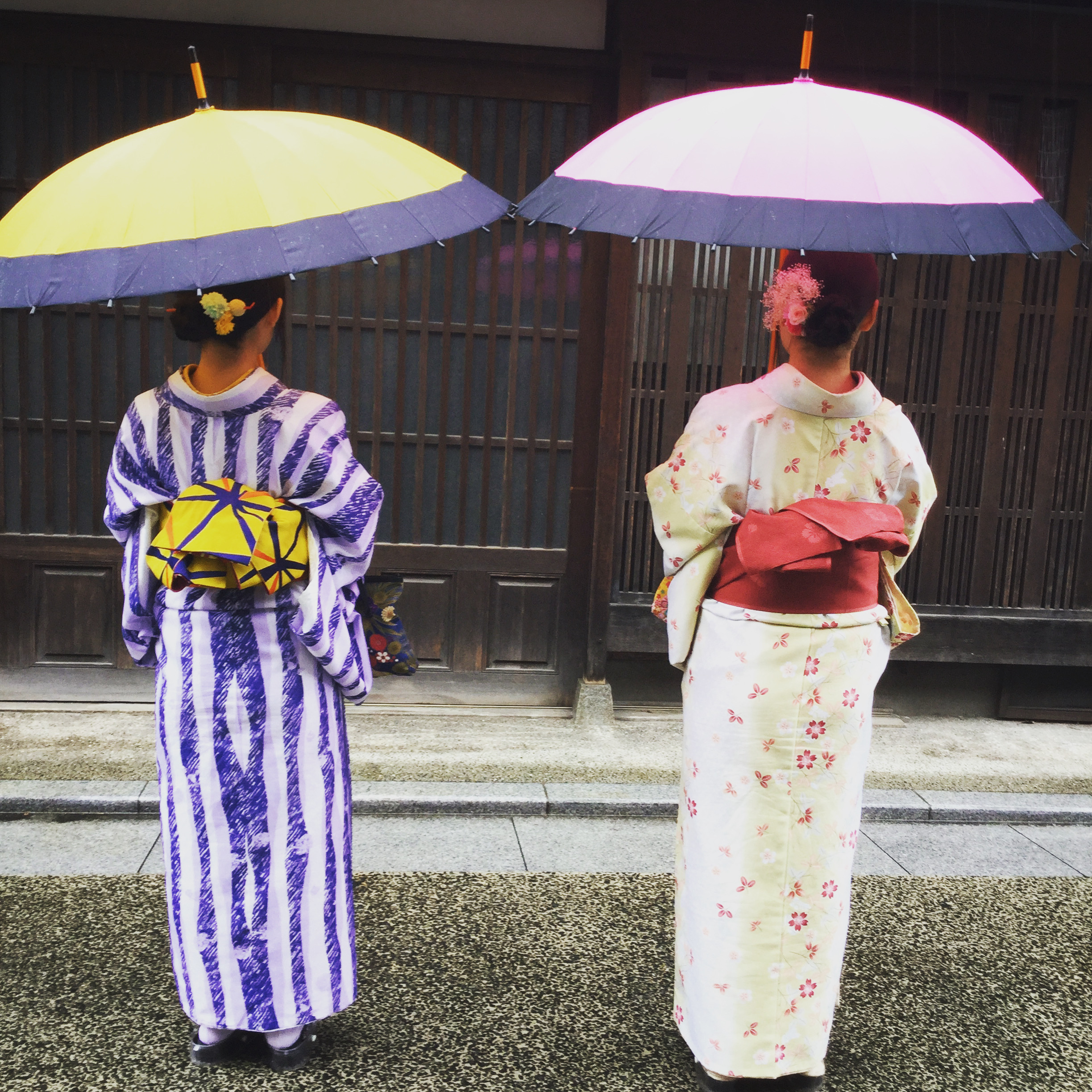 雨の日も