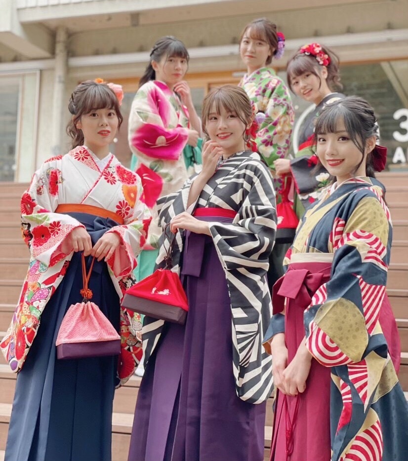 卒業の袴もバサラで可愛く♪