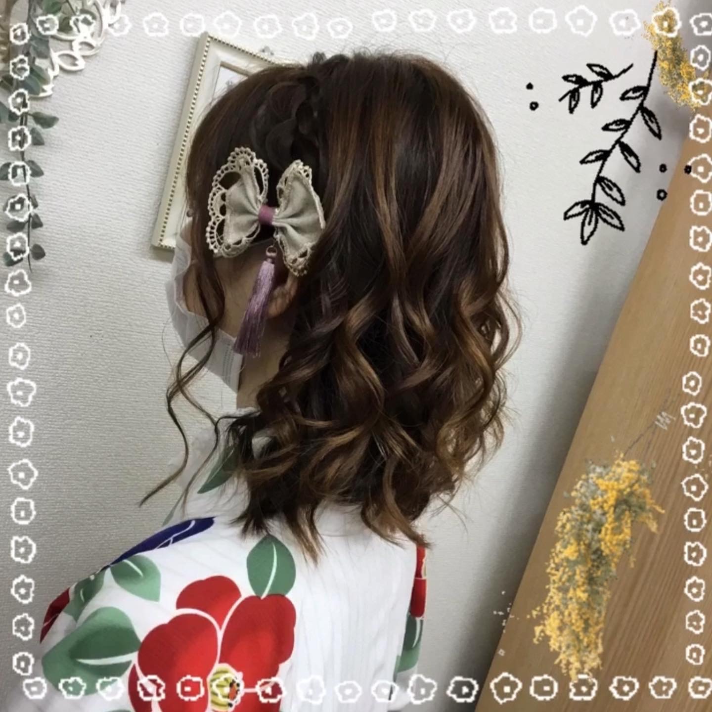 浴衣ヘアアレンジ⭐︎ミディアムver.