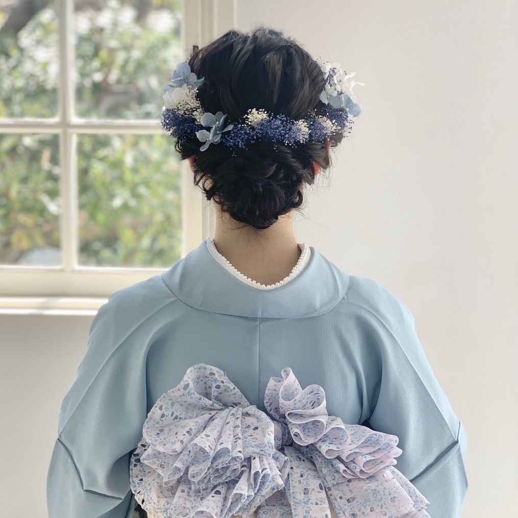 ヘアセットツースター×プレミアム花飾り