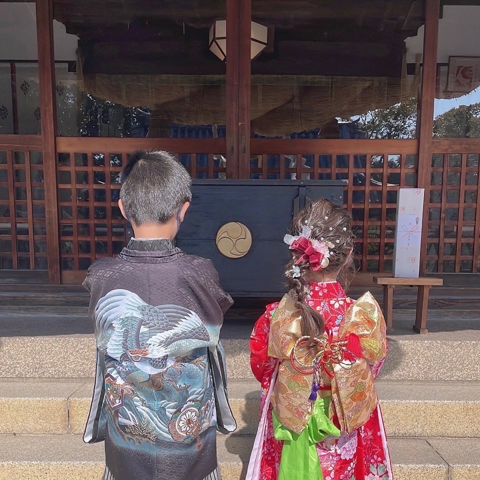 美観地区の阿智神社にお参り♡