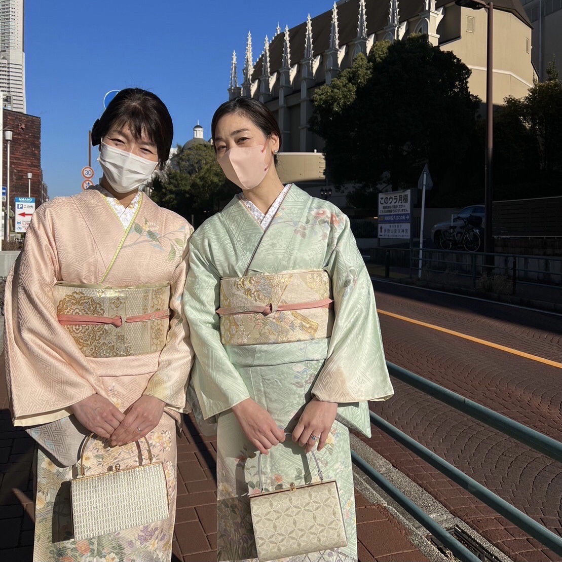 訪問着でお出掛け