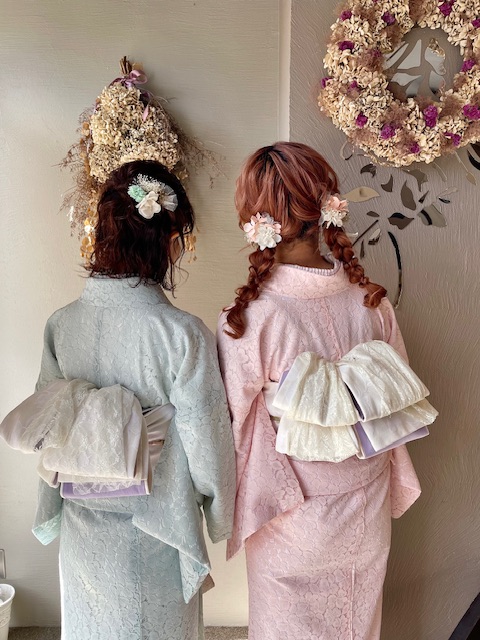 鎌倉駅前着物レンタル　学割プランにレース着物が追加されました♡