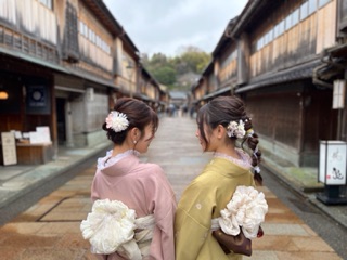 VASARA金沢駅前店/兵児帯で後ろも可愛く♡